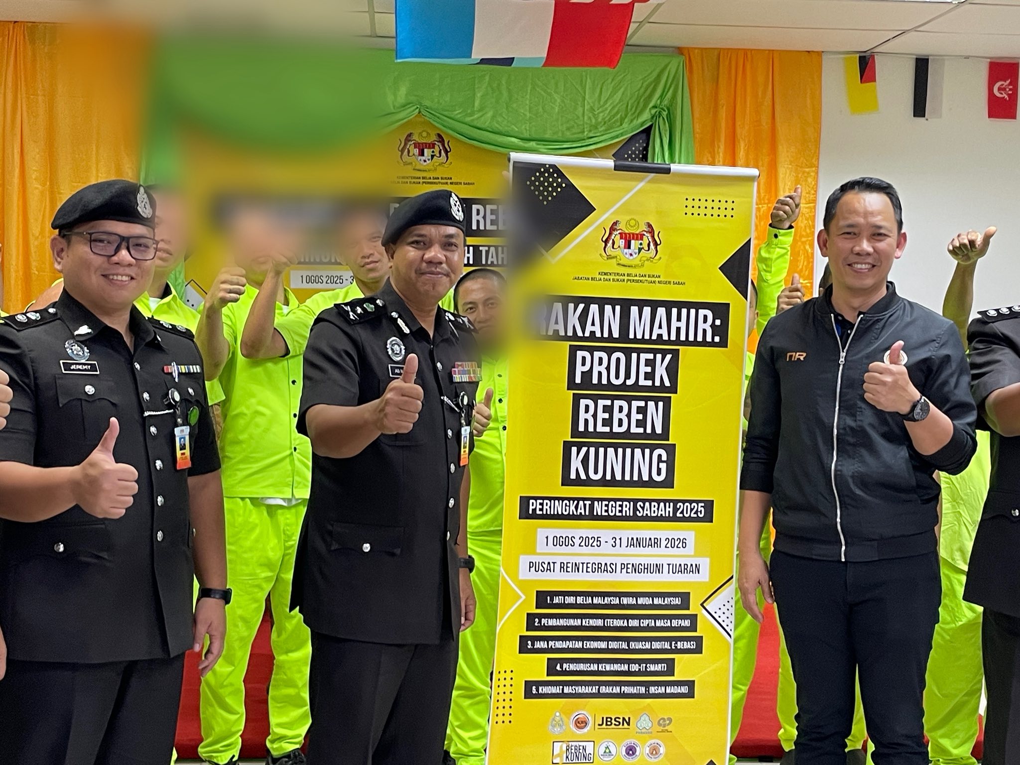 MAJLIS PERASMIAN RAKAN MAHIR : PROJEK REBEN KUNING PERINGKAT NEGERI SABAH